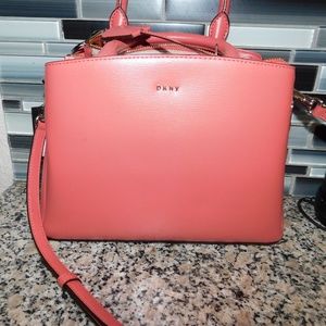 DKNY Paige Medium Satchel Deep BlushGold